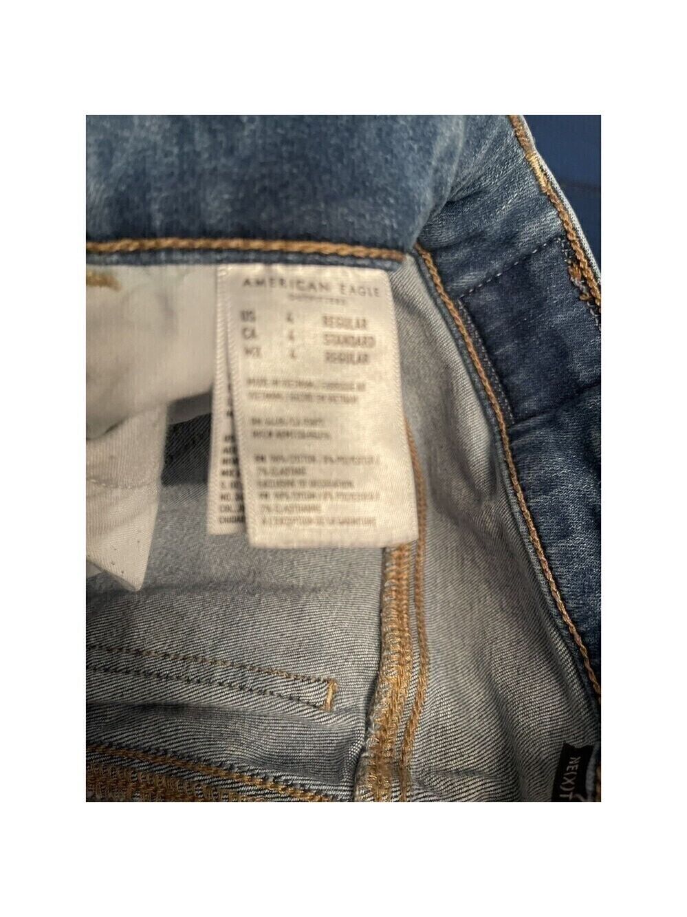 American Eagle Women’s Jeans Next Level Stretch High Rise Jegging Size 4 Regular - Picture 7 of 7